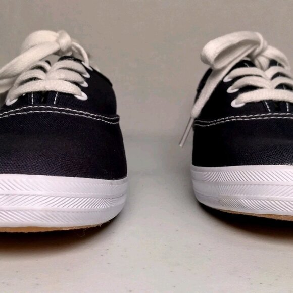 Keds Sneakers Shoes Women US Size 9.5 Blue Canvas Lace Up Classic Flat - Picture 7 of 16